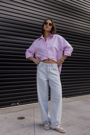 ALASKA Pants Light Blue Wash