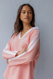 AMOUR T-Shirt Pink/White
