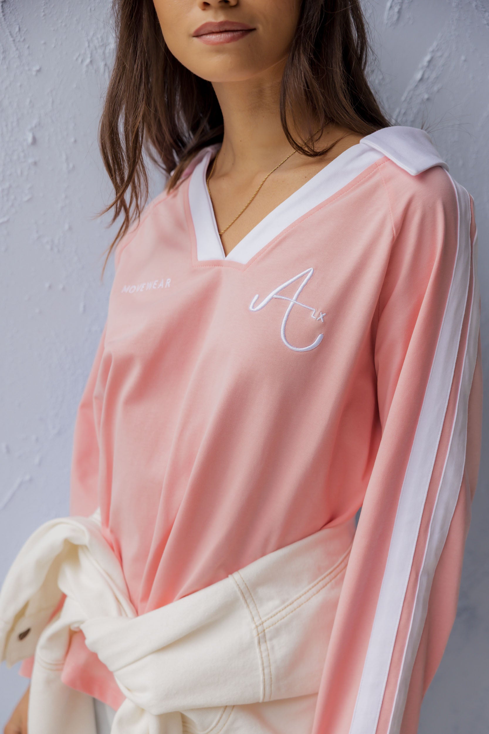 AMOUR T-Shirt Pink/White