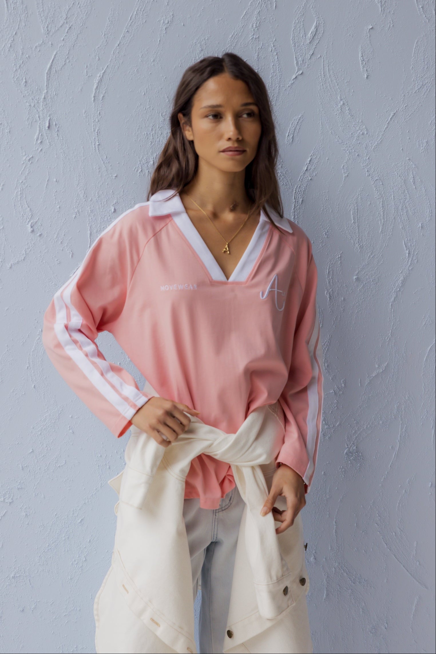AMOUR T-Shirt Pink/White