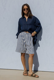 HARVEY Shorts Blue Stripe
