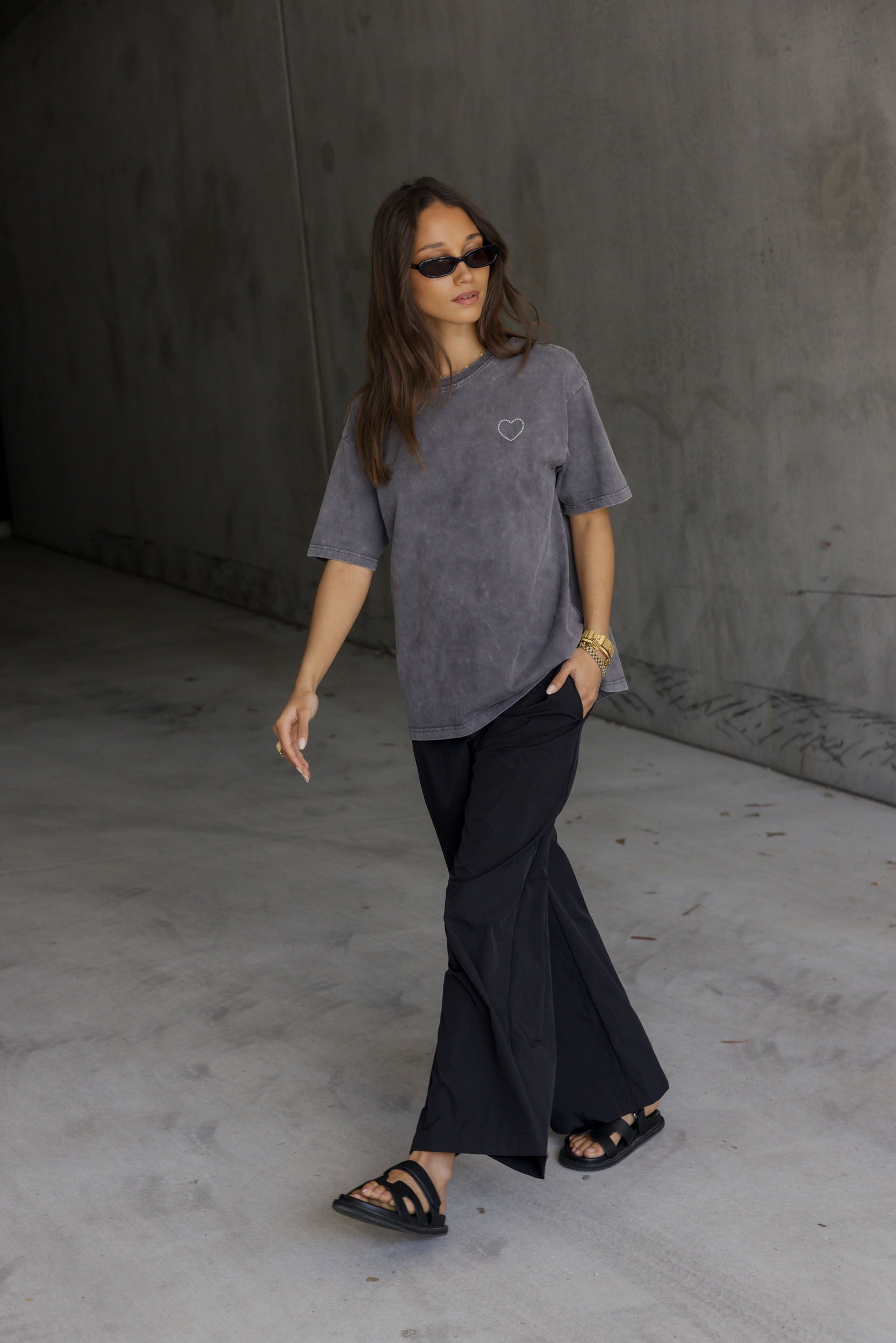 HEARTY T-Shirt Grey
