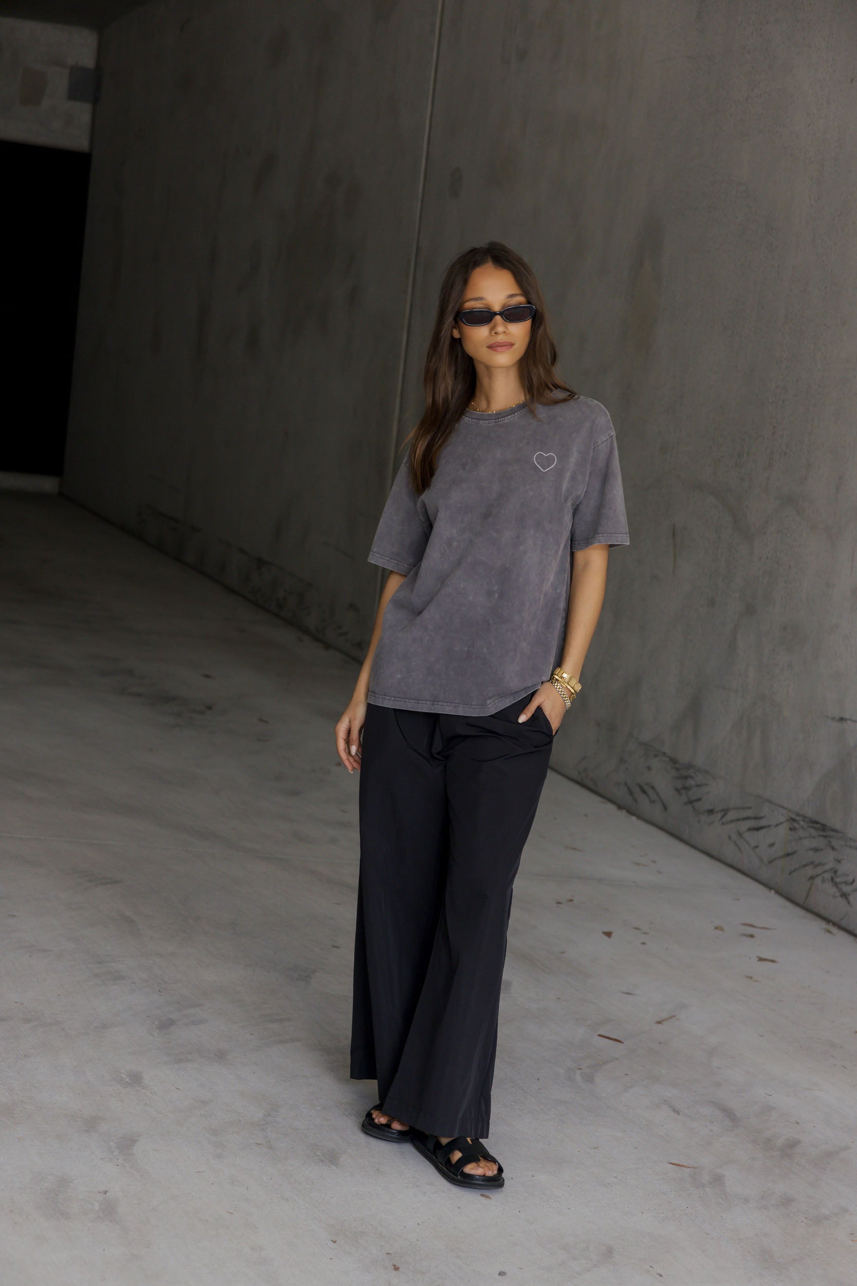 HEARTY T-Shirt Grey
