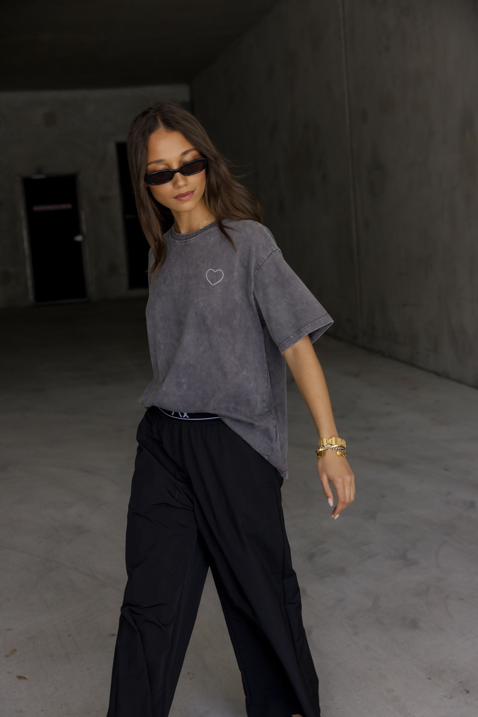HEARTY T-Shirt Grey