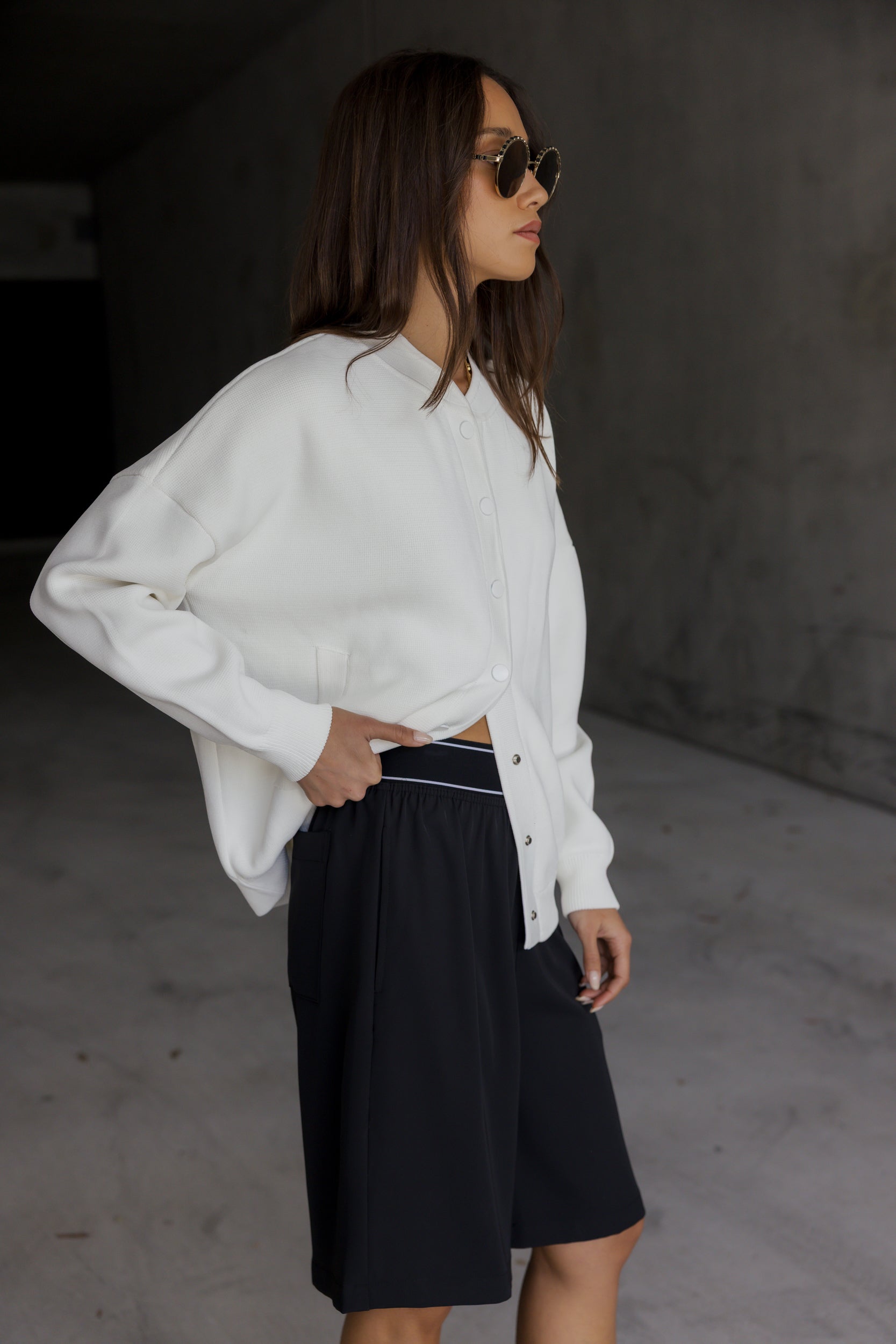 ALFONSO Knit Jacket Ivory