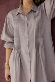 SERIF Mini Dress Taupe