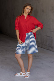 HARVEY Shorts Blue Stripe