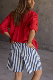 HARVEY Shorts Blue Stripe