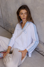 AMOUR T-Shirt White/Blue