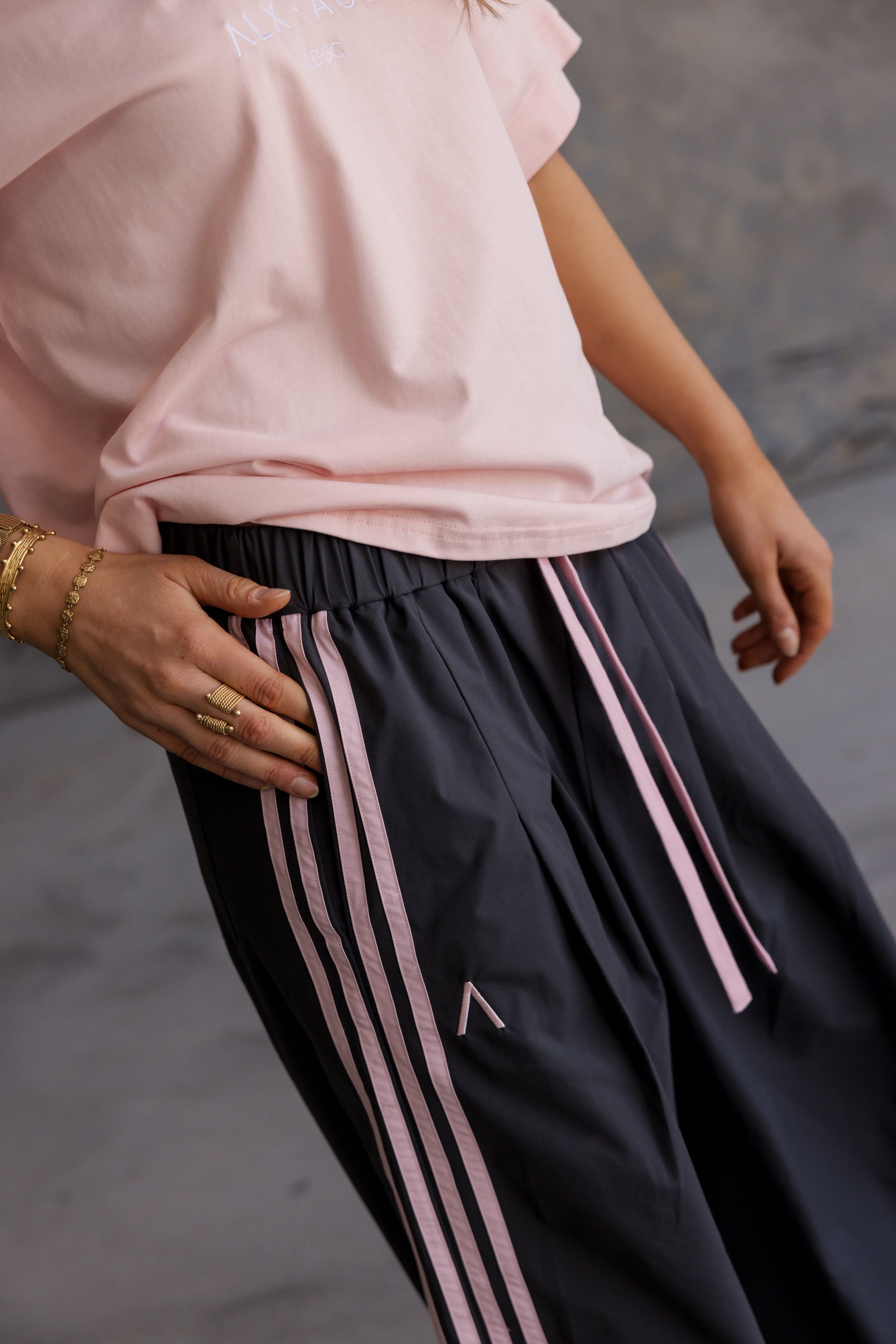 ALADIN Pants Grey/Pink