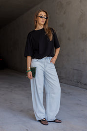 ALASKA Pants Light Blue Wash