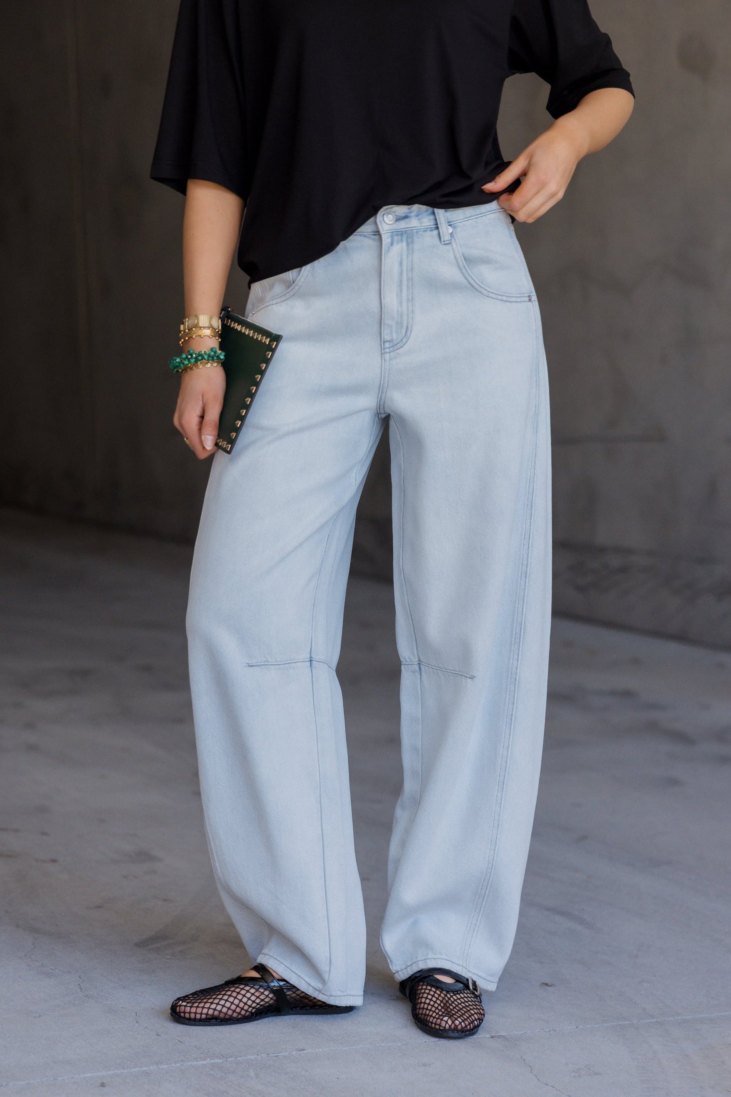 ALASKA Pants Light Blue Wash