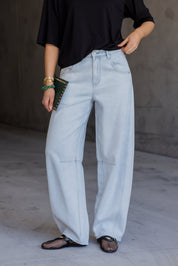 ALASKA Pants Light Blue Wash