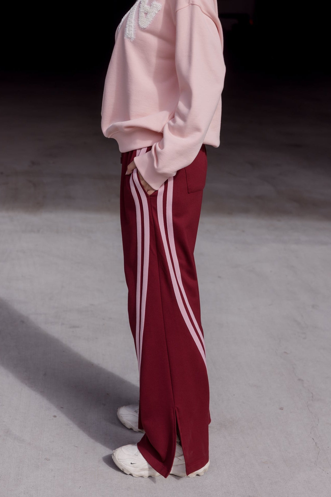 JITSUM Pants Burgundy