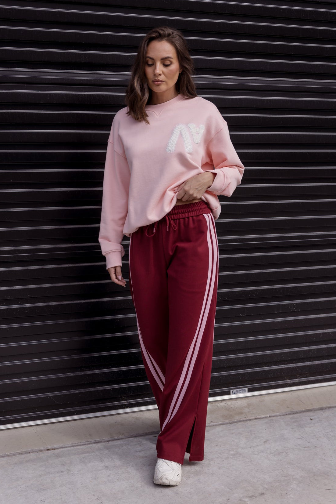JITSUM Pants Burgundy
