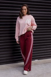JITSUM Pants Burgundy