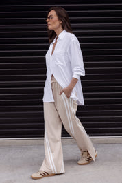 JITSUM Pants in Beige, relaxed wide leg pants by Alexandra Australia