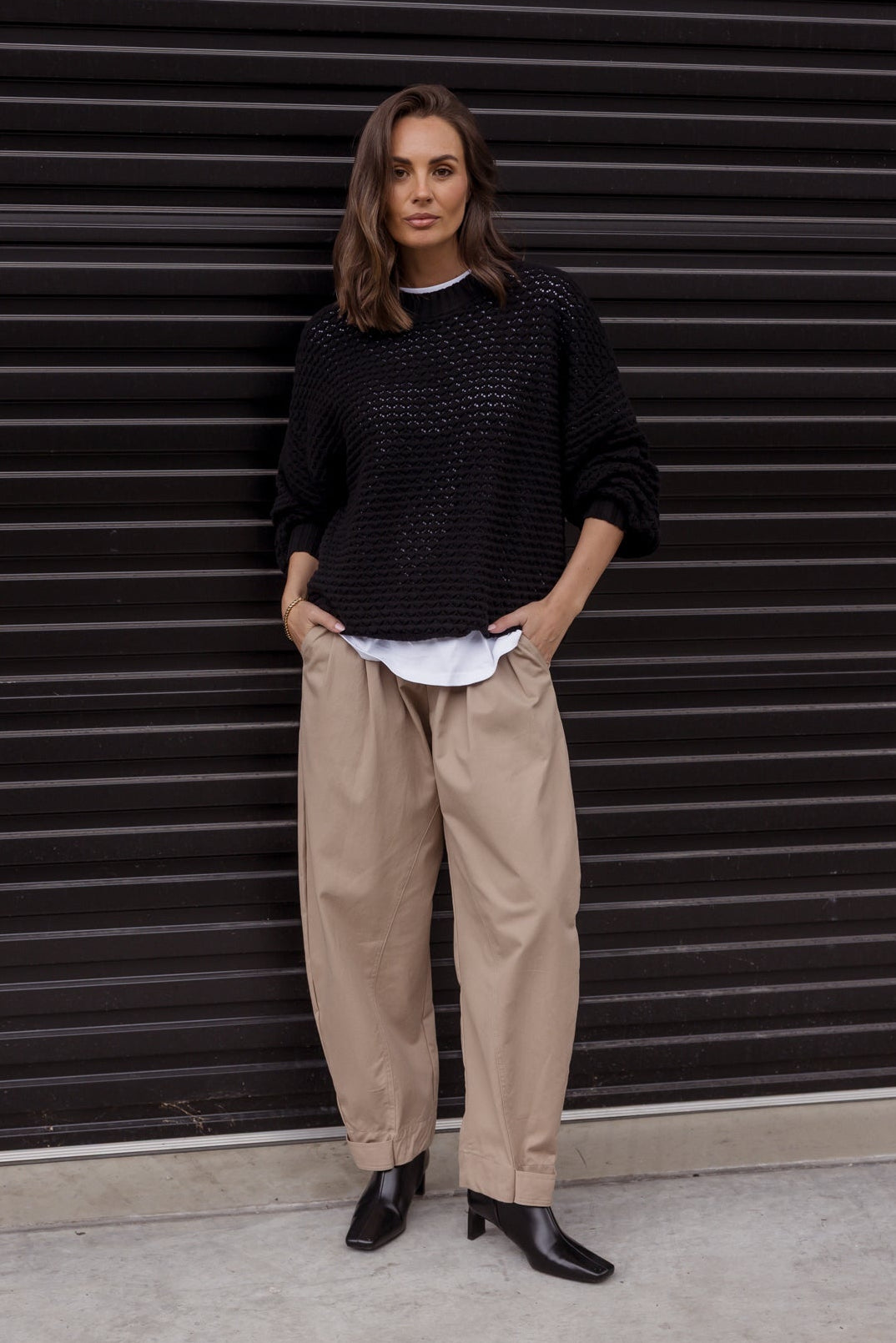 LOAM Knit Jumper Black