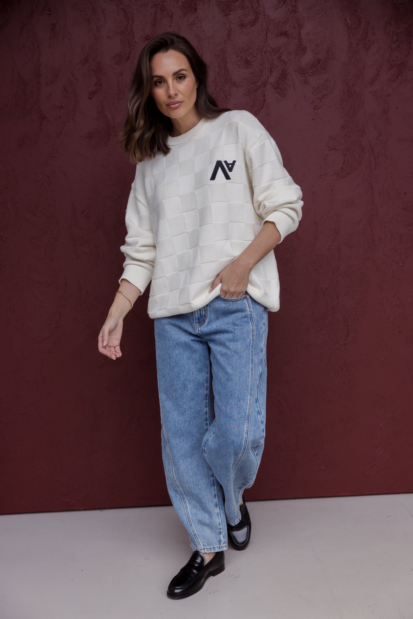 CATIER Knit Jumper Ivory