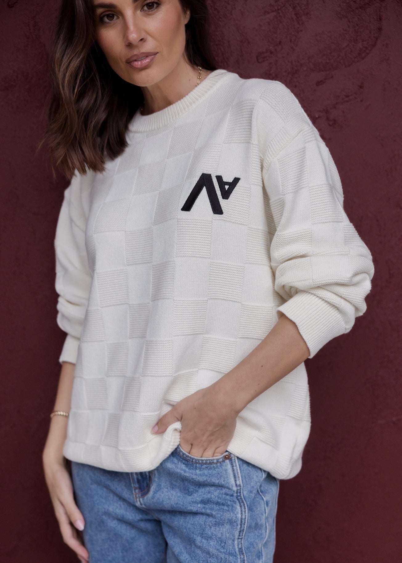CATIER Knit Jumper Ivory