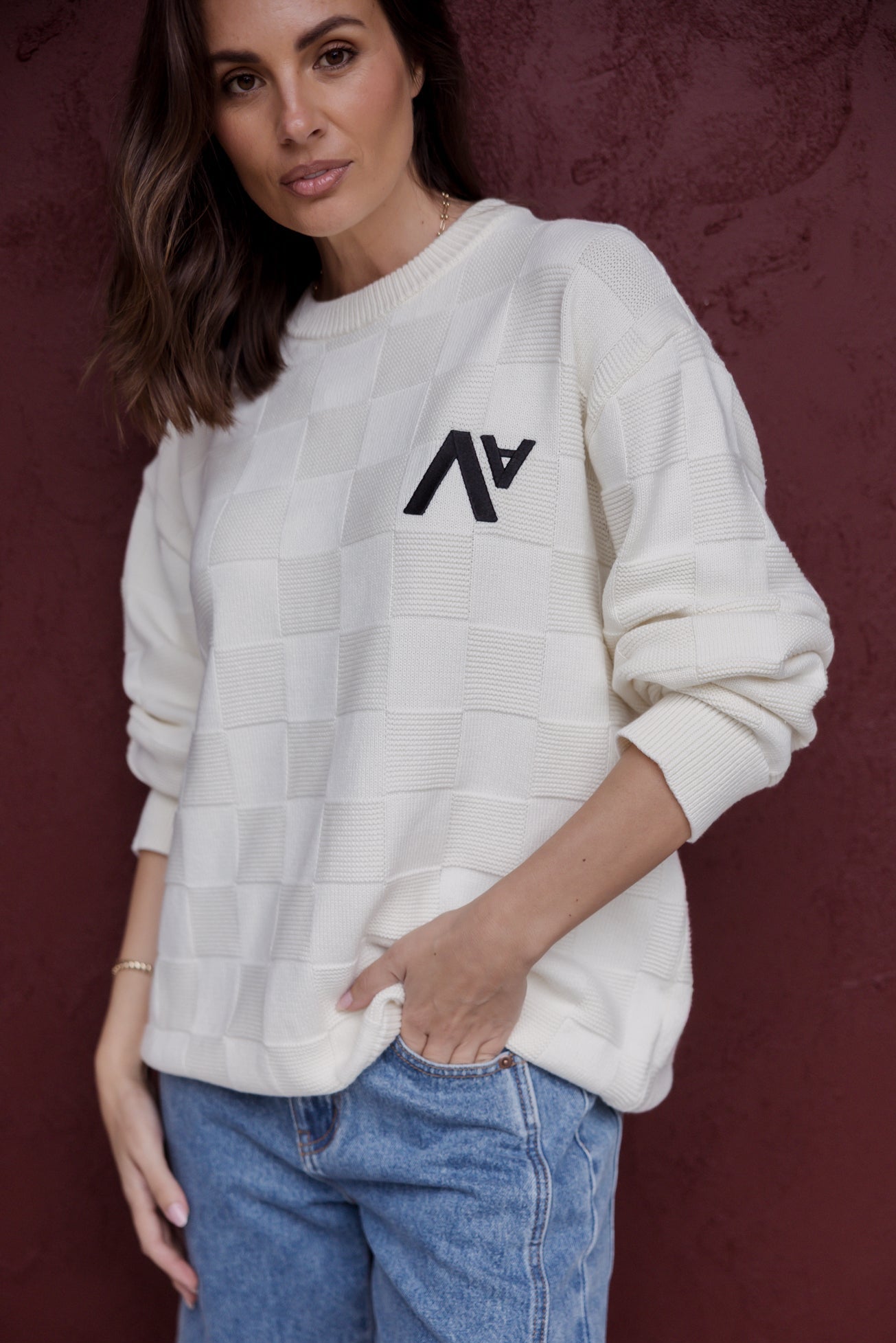 CATIER Knit Jumper Ivory