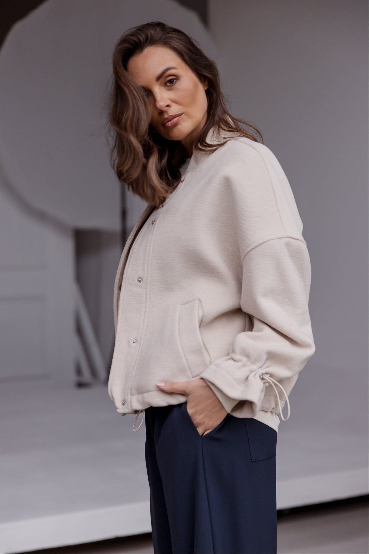 BASIL Jacket Beige
