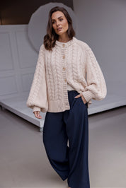 HAVEN Cardigan Beige