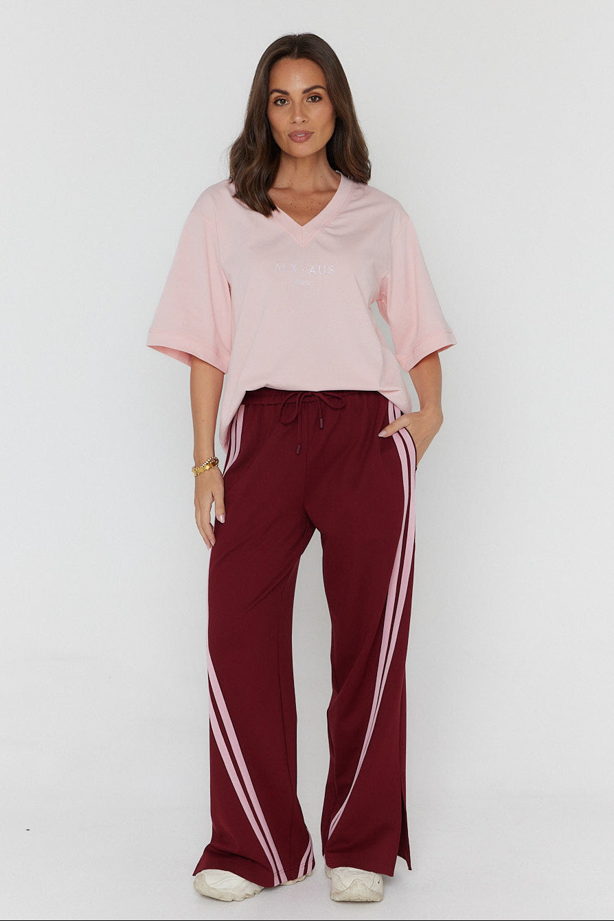 JITSUM Pants Burgundy