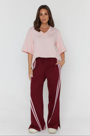 JITSUM Pants Burgundy