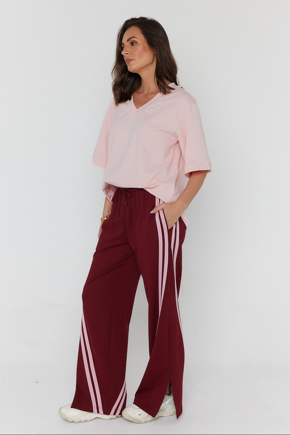 JITSUM Pants Burgundy