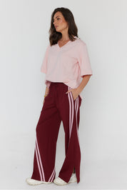 JITSUM Pants Burgundy