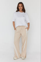 JITSUM Pants in Beige, relaxed wide leg pants by Alexandra Australia