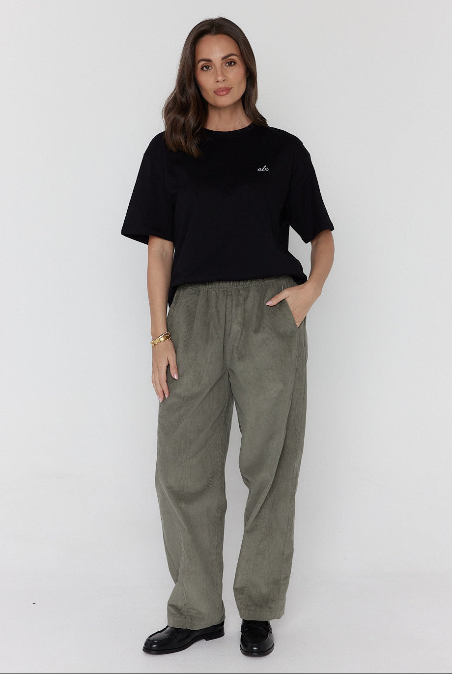 LUCIE Pants Dark Sage