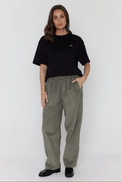 LUCIE Pants Dark Sage