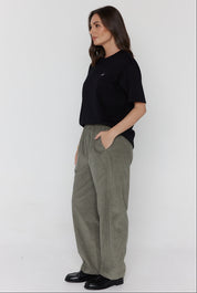 LUCIE Pants Dark Sage