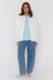 ALFONSO Knit Jacket Ivory