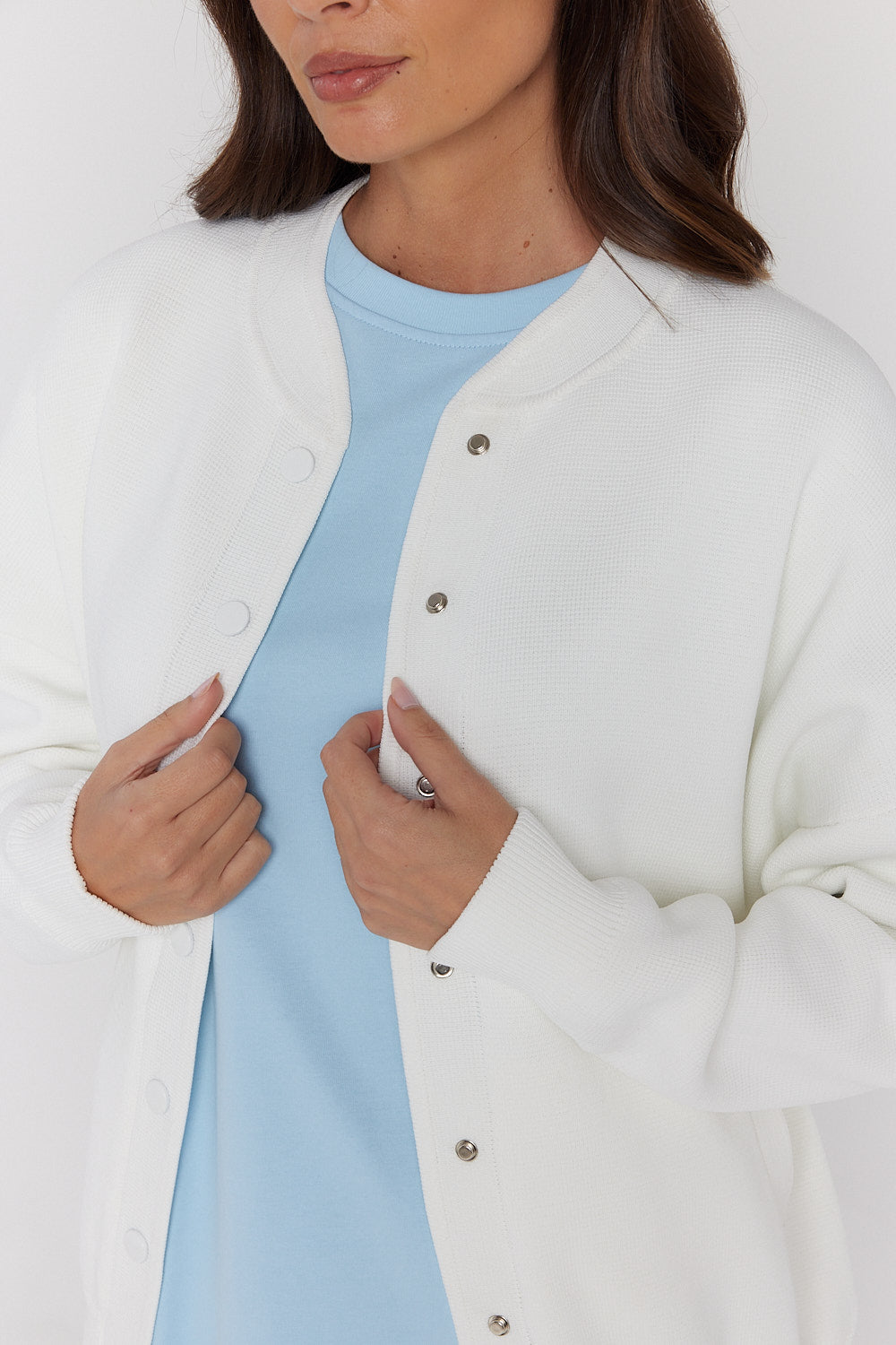 ALFONSO Knit Jacket Ivory