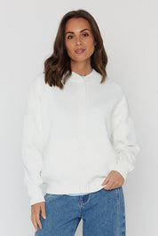 ALFONSO Knit Jacket Ivory