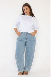 SALTY Jeans Light Blue Wash Denim