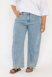 SALTY Jeans Light Blue Wash Denim