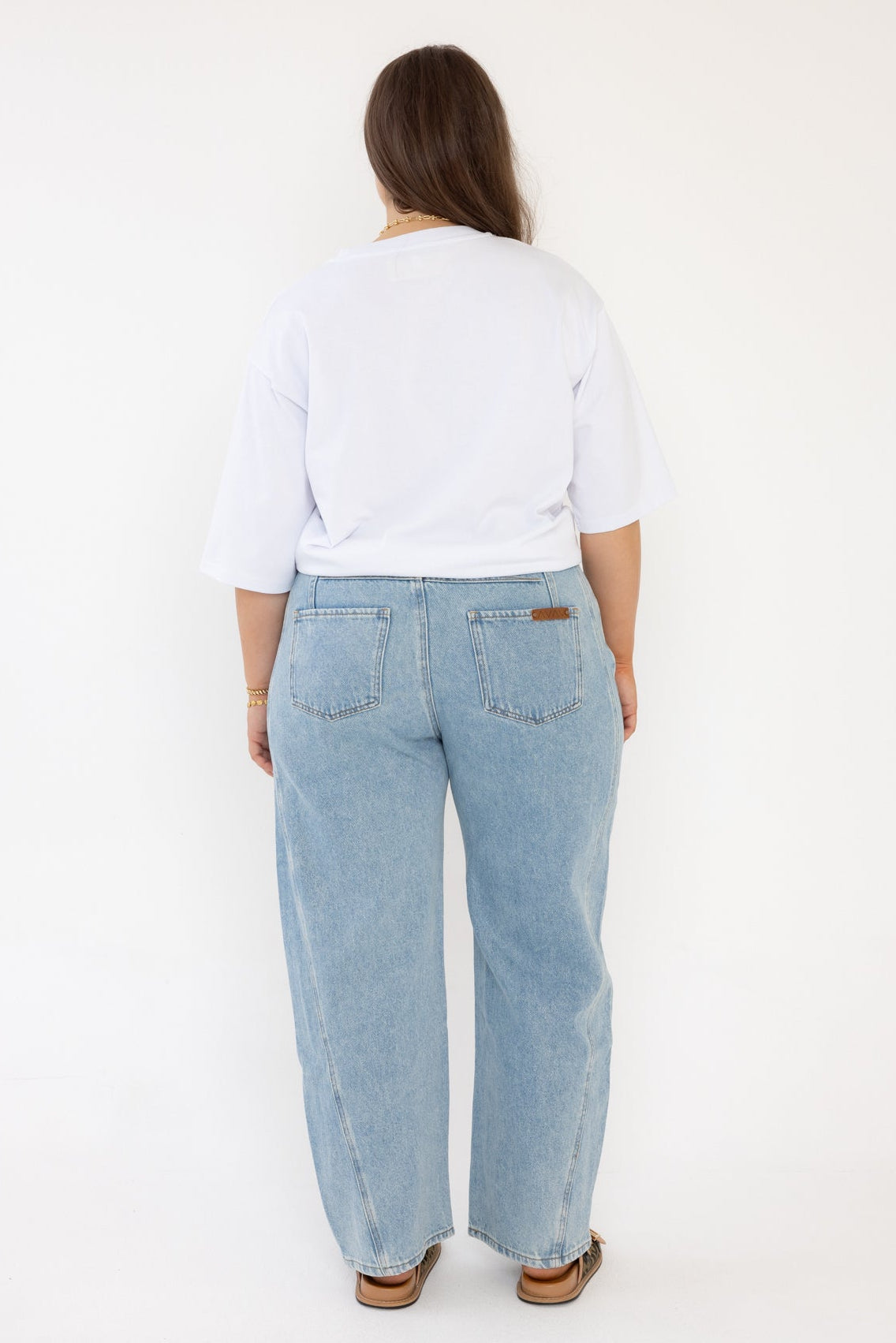 SALTY Jeans Light Blue Wash Denim
