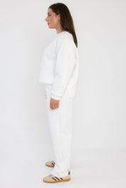 EMBY Long Sleeve Top White