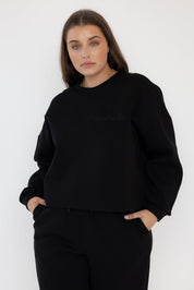 EMBY Long Sleeve Top Black