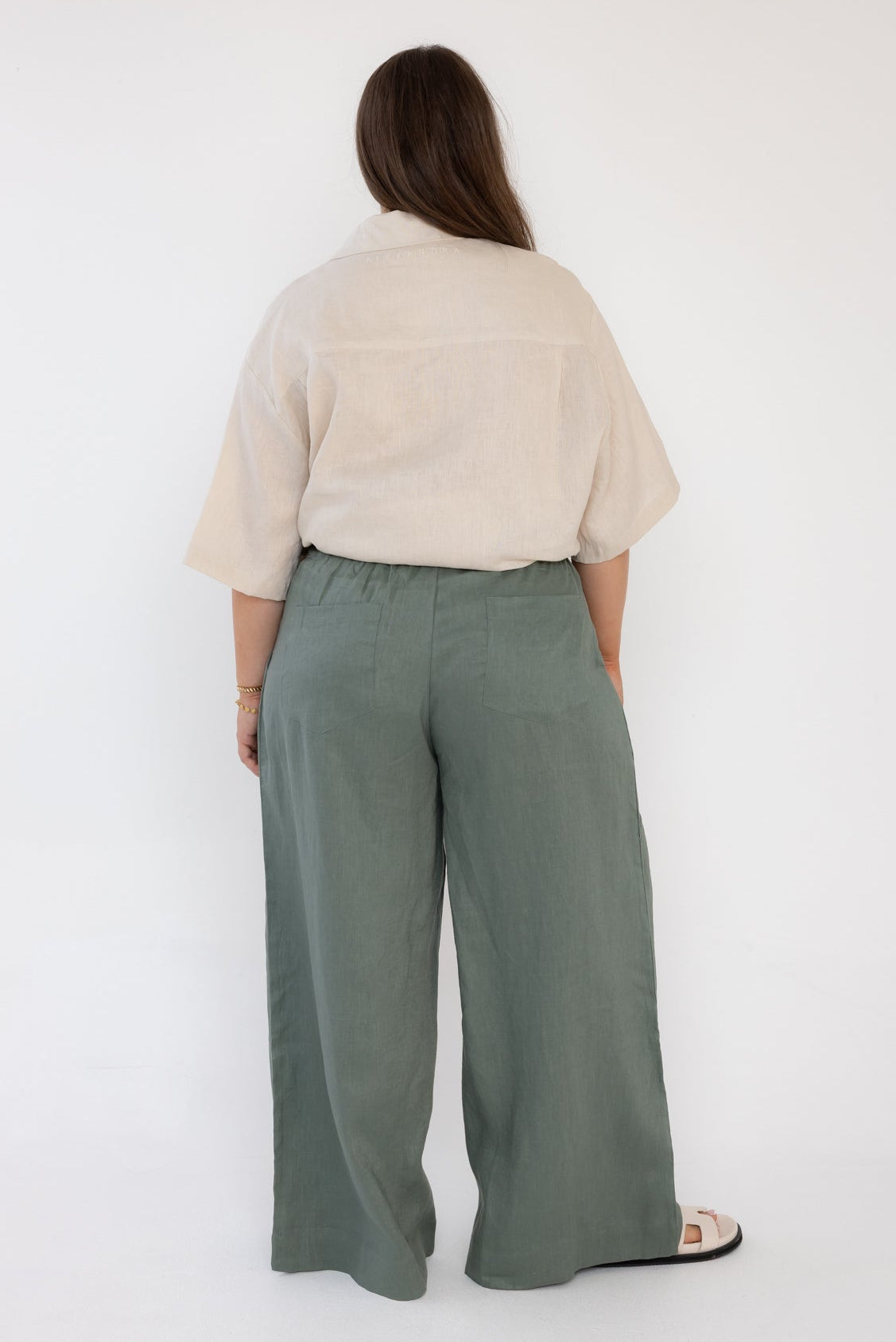 TERI Pants Dusty Green