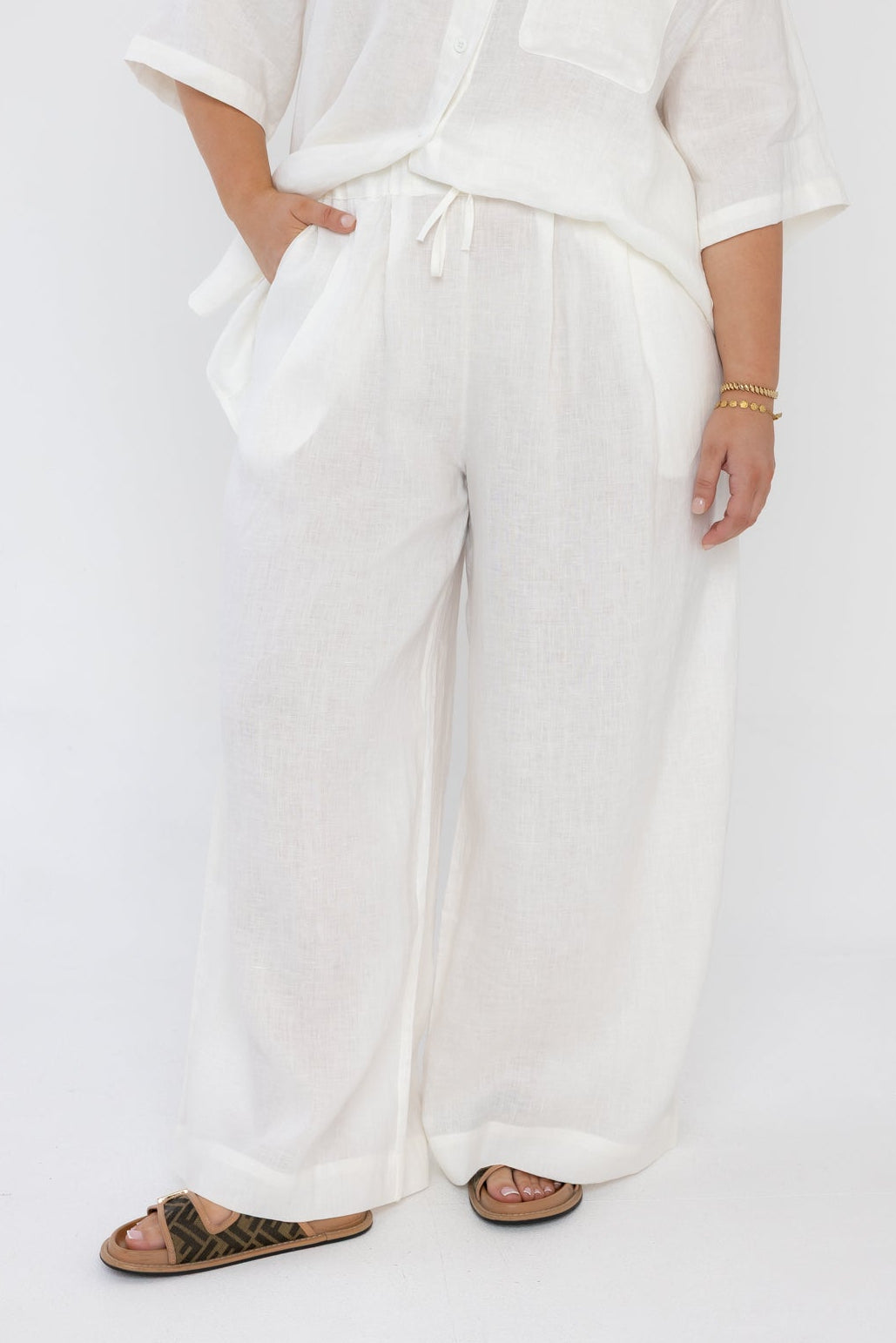 TERI Pants White