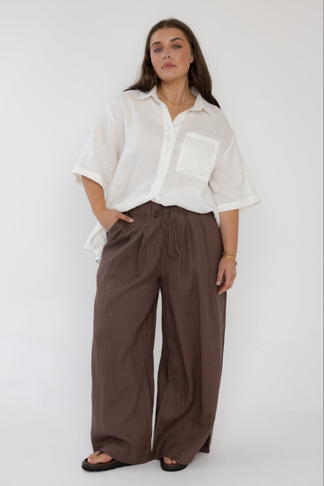 TERI Pants Chocolate