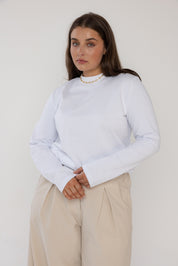 RUBY Long Sleeve Top White