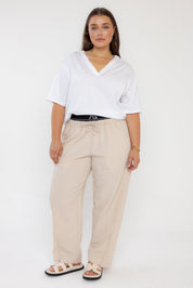 NIX V-Neck T-Shirt White