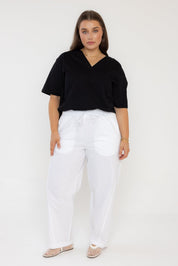 NIX V-Neck T-Shirt Black
