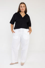 OCTUS Pants White